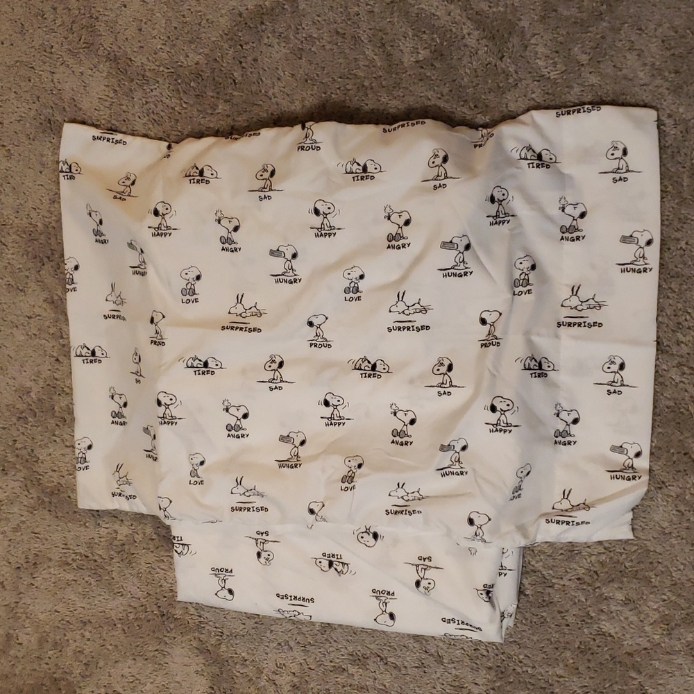 Twin Snoopy sheet set